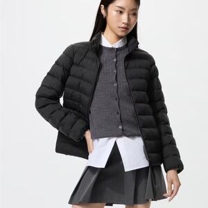 Uniqlo Black Ultra Light Down Puff Tech Jacket